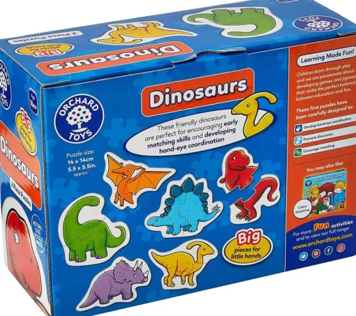 Orchard - 6 x 2Pc Dinosaur Puzzles
