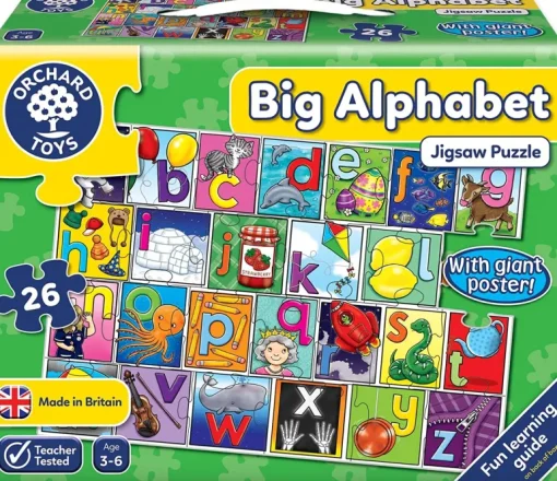 Orchard - 26Pc Big Alphabet Puzzle & Poster