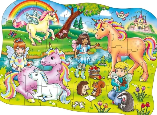 Orchard - 50Pc Unicorn Friends & Poster Puzzle