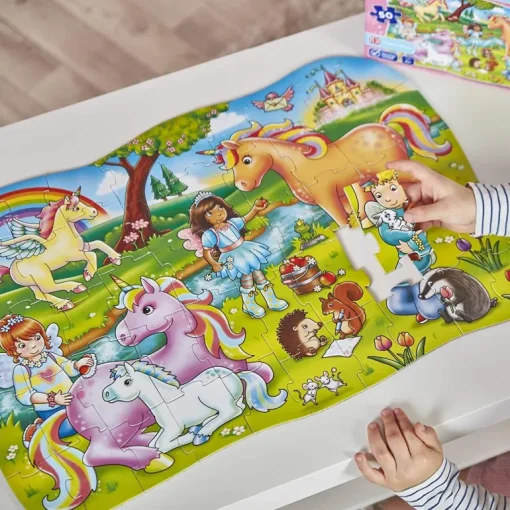 Orchard - 50Pc Unicorn Friends & Poster Puzzle