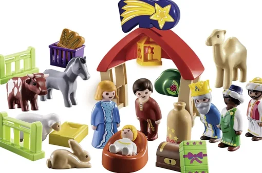 Playmobil - 1.2.3 Christmas Manger (70047)