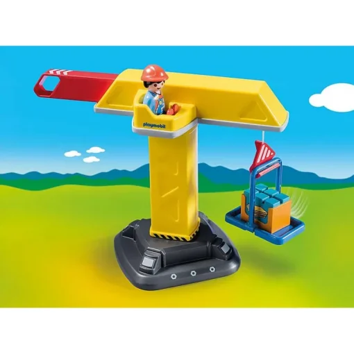 Playmobil - 1.2.3 Construction Crane (70165)