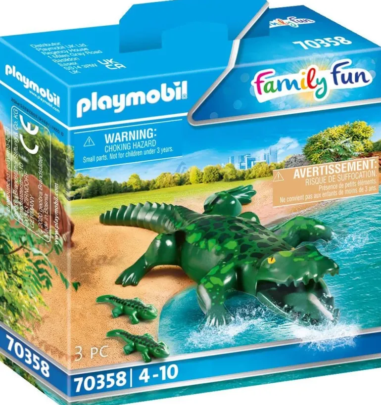Playmobil - Alligator With Babies (70358)