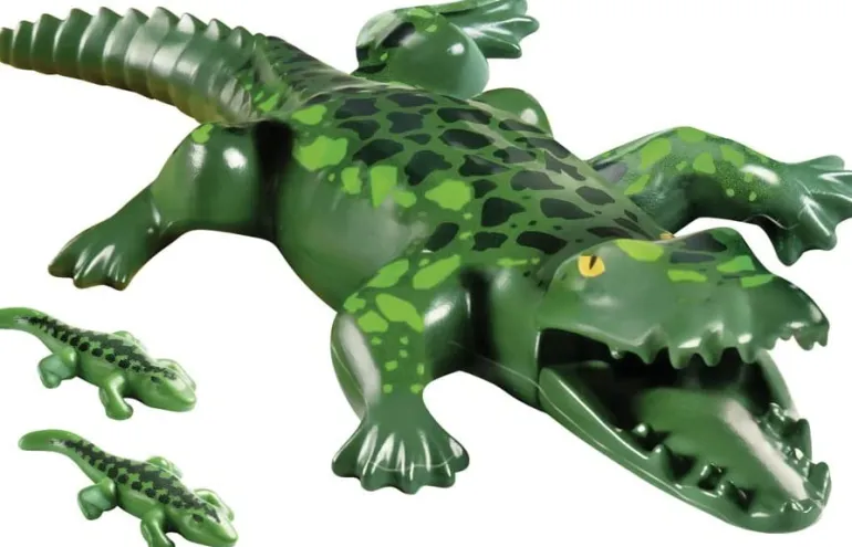 Playmobil - Alligator With Babies (70358)