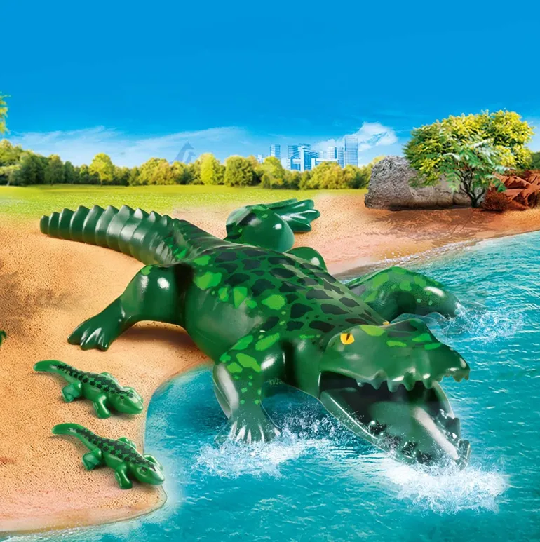 Playmobil - Alligator With Babies (70358)