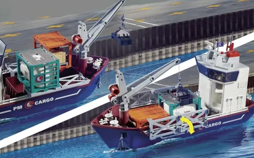Playmobil - Cargo Ship With Boat (70769)