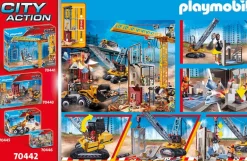 Playmobil - Construction Cable Excavator With Building Section (70442)