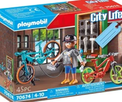 Playmobil - E-Bike Repair Shop Gift Set (70674)
