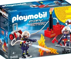 Playmobil - Fire Firefighters With Water Pump (9468)