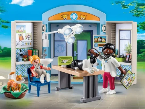 Playmobil - Vet Clinic Play Box (70309)