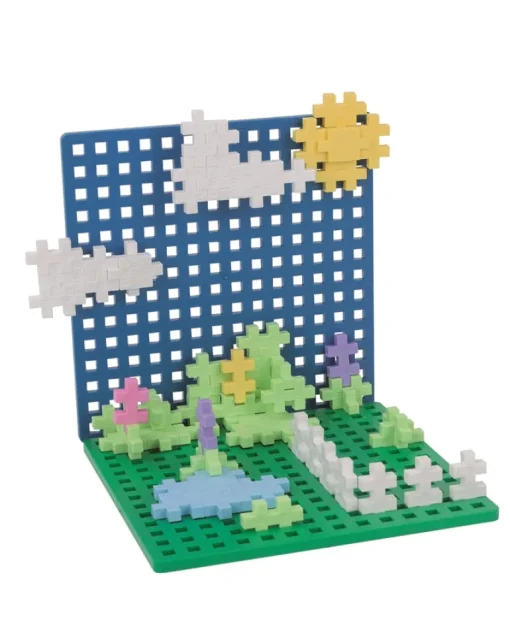 Plus Plus Puzzles - Pastel - Learn to Build Super Set - 1200 Pcs