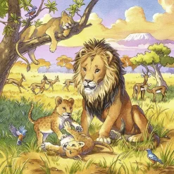 Ravensburger - 3 x 49Pc Wild Animals Puzzles