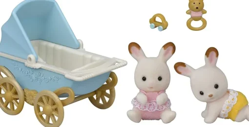 Sylvanian Families - Chocolate Rabbit Twins Set